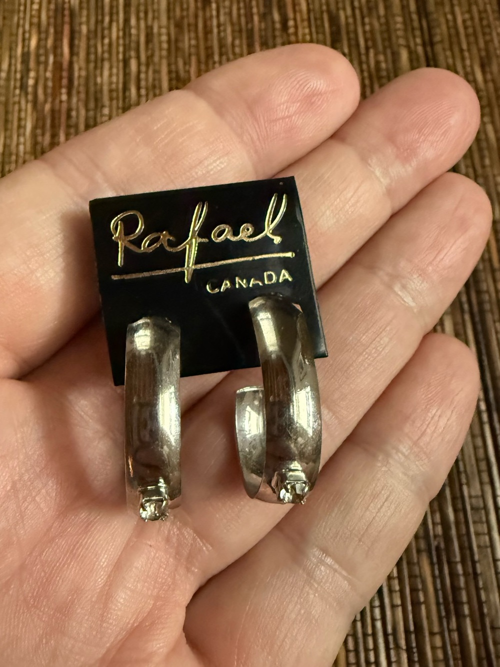 Rafael Canada Earrings Hoops Alfandary Modernist Brutalist Mid Century Modern